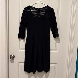 Very pretty Nine West Black top- Lace cocktail/dinner/church Dress, 2